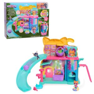 Super Kitties Интерактивна База с Фигурки, Светлини и Звукови Ефекти