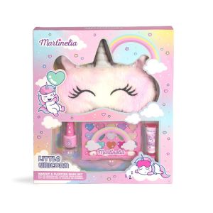 Martinelia Козметичен комплект с маска за спане LITTLE UNICORN 4 части