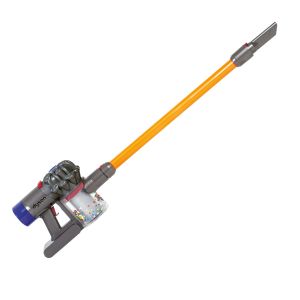 Casdon Интерактивна играчка Безжична прахосмукачка Dyson Жълта