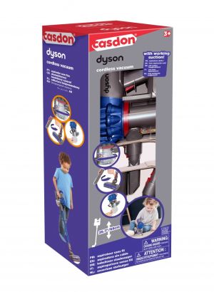 Casdon Интерактивна играчка Безжична прахосмукачка Dyson Синя 