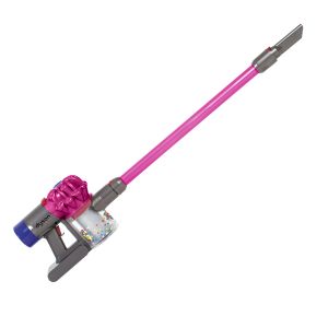 Casdon Интерактивна играчка Безжична прахосмукачка Dyson Розова
