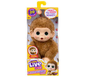 Little Live Pets Интерактивна играчка Мини Бебе Маймунка, асортимент