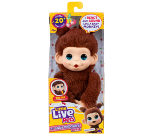 Little Live Pets Интерактивна играчка Мини Бебе Маймунка, асортимент