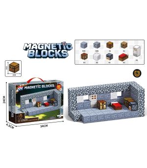 MAGNETIC Магнитен конструктор MINECRAFT 80 елемента